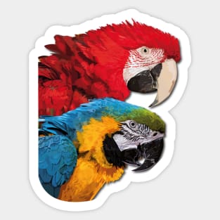 Macaws Sticker